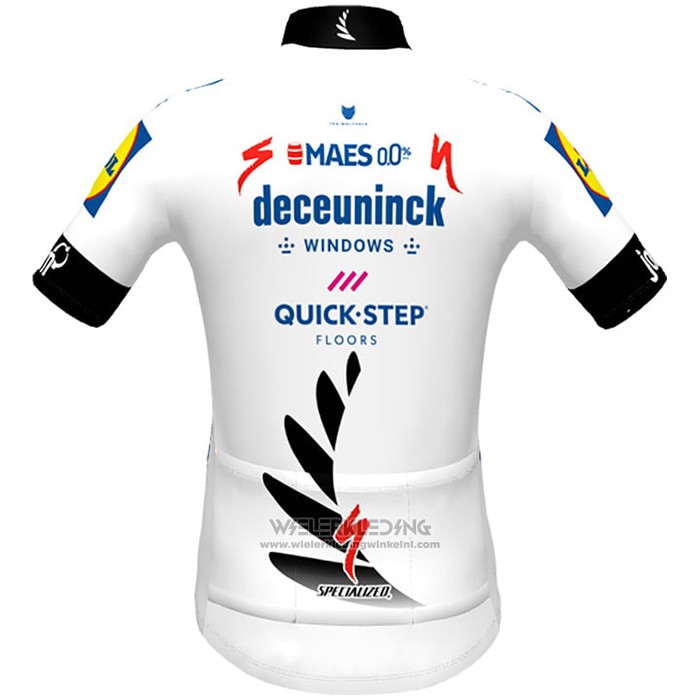 2021 Fietskleding Deceuninck Quick Step Kampioen Nieuw Zeeland Korte Mouwen en Koersbroek